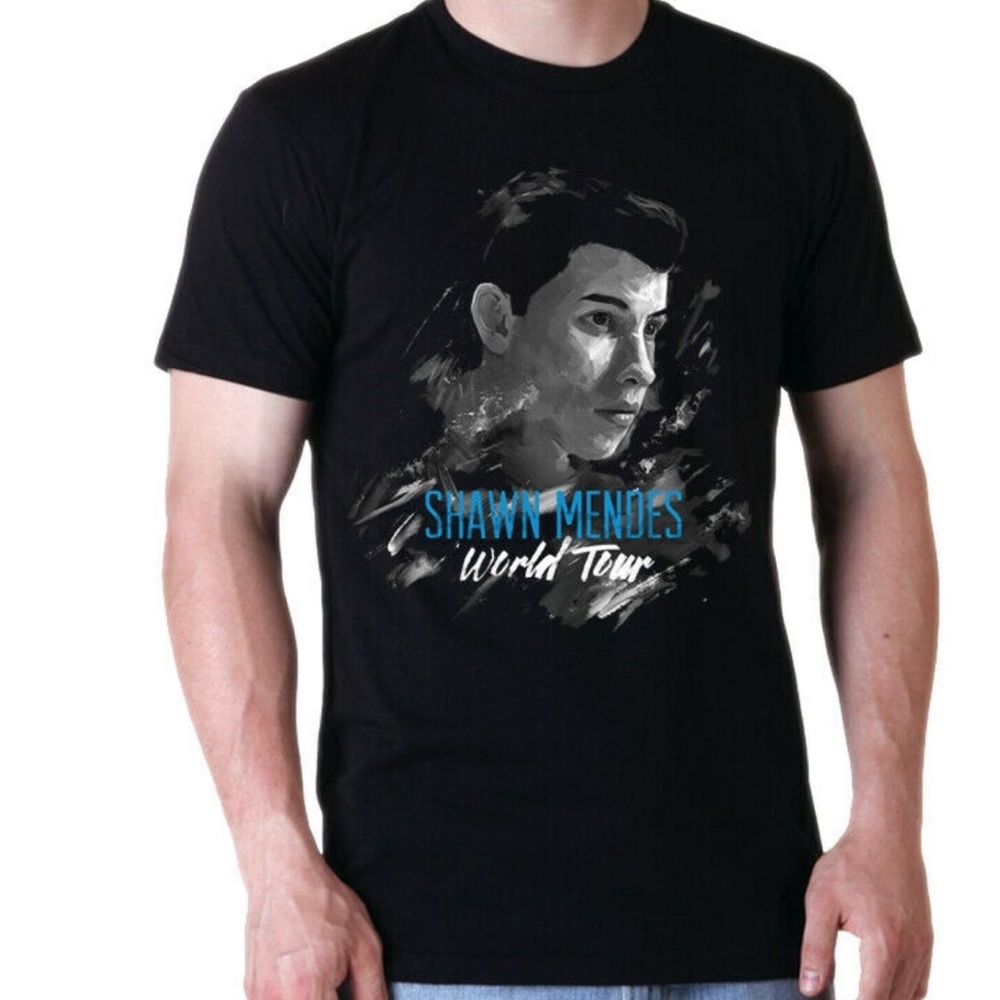 Startee | Shawn Mendes Logo Graphic Band Concert Tour Unisex Crewneck T-Shirt